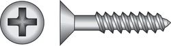 HILLMAN No. 10 X 3 in. L Phillips Black Phosphate Twin Thread Cabinet Screws 1 pk