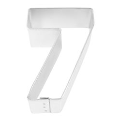 R&M International Corp 3 in. L Number Seven Cookie Cutter Silver 1 pc