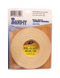 Band-It .030 in. X 7/8 in. W X 50 ft. L White Birch Real Wood Veneer Edging