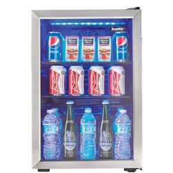 Danby 2.6 ft³ Silver Stainless Steel Beverage Cooler 115 W