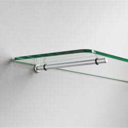 Dolle Atlas 0.9 in. H X 0.5 in. W X 7.9 in. D Silver Steel Shelf Clips