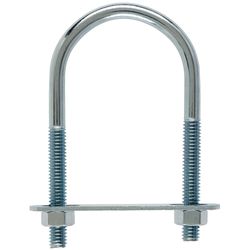 Hampton 5/16 in. X 2 in. W X 3-3/4 in. L Coarse Zinc-Plated Steel U-Bolt