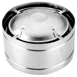 Selkirk 3 in. D X 8 in. L Aluminum/Galvanized Steel Hi-Wind Top