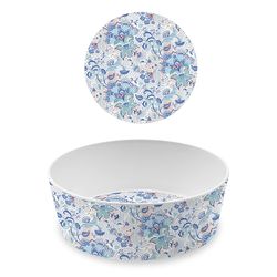 TarHong Violet Melamine 5 cups Pet Bowl For Dogs