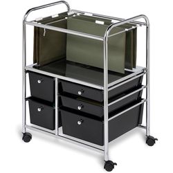 Honey-Can-Do 29 in. H X 21.5 in. W X 15 in. D Storage Cart