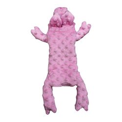 Spot Skinneeez For Dog Pink Plush Extreme Triple Squeak Pig Dog Toy Large