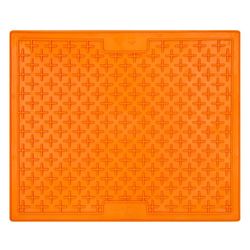 LickiMat Buddy Orange Rubber XL Slow Feeder For Dogs