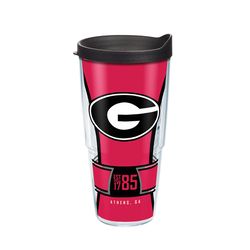 Tervis Collegiate 24 oz Multicolored BPA Free Georgia Bulldogs Spirit Tumbler with Lid