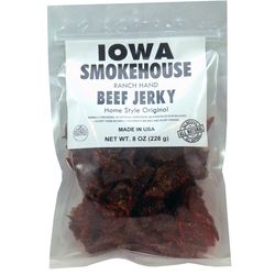 IOWA SMOKEHOUSE Ranch Hand Homestyle Original Beef Jerky 8 oz Pouch