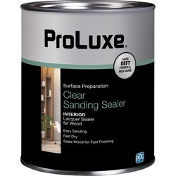 ProLuxe Smooth Clear Oil-Based Alkyd Lacquer Sanding Sealer 1 qt