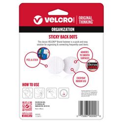 VELCRO Brand Small Nylon Hook and Loop Fastener 5/8  L 75 pk