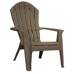 Adams RealComfort Earth Brown Polypropylene Frame Adirondack Chair