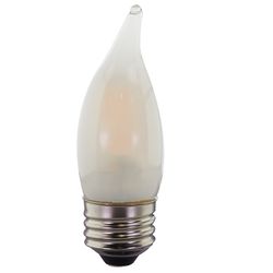 Satco . CA10 E26 (Medium) LED Bulb Warm White 40 Watt Equivalence 2 pk