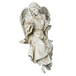 Roman Gray Polyresin 12.75 in. H Outdoor Decoration