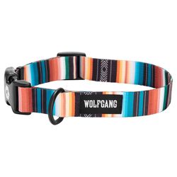 Wolfgang Multicolored LostArt Polyester Dog Adjustable Collar Large