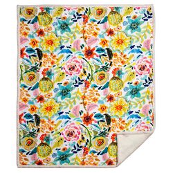 Carstens Inc 68 in. H X 54 in. L Multicolored Polyester Plush Throw Blanket