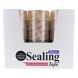 Bazic Products 1.88 in. W X 109.3 yd L Sealing Tape