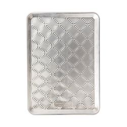Nordic Ware Naturals 13 in. W X 18 in. L Vintage Starburst Baking Sheet Silver 1 pc