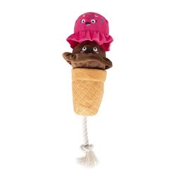 Pet Shop by Fringe Studio For Dog Multicolored Plush Losing Cone-Trol Dog Toy 1 pk