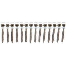 Senco DuraSpin No. 8 Sizes X 2-1/2 in. L Square Square Head Deck Screws 800 pk