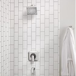 Moen Genta 1-Handle Brushed Nickel Tub and Shower Faucet