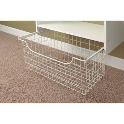 Easy Track 12 in. H X 24 in. W X 14 in. L Stainless Steel Closet Organizer