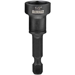 DEWALT Impact Ready 1/2 in. X 2-9/16 in. L Black Oxide Nut Driver 1 pc