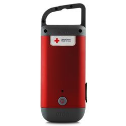 Eton Red LED Rechargeable Hand Crank Flashlight
