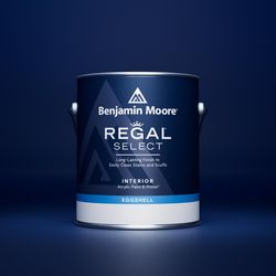 Benjamin Moore Regal Select Eggshell White Water-Based Interior Latex Wall+Trim Paint Interior 1 gal