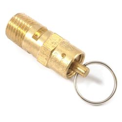 Forney Brass Safety Valve 1/4 in. Male 1 pc