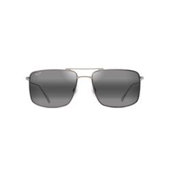 Maui Jim Aeko Sunglasses Men's Matte Titanium Frame Neutral Gray Lens Polarized