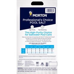 Morton Professionals Choice Granule Pool Salt 40 lb