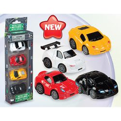 Playmaker Toys Race Cars Die Cast Assorted 4 pc
