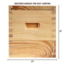 Sheffield 16 in. Wolf Craft Box Brown