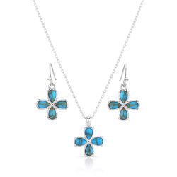 Montana Silversmiths Women's Wildflower Turquoise Jewelry Sets Water Resistant