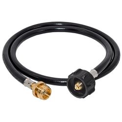 Flame King 4 ft. L Hose with Adapter 1 pk