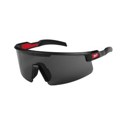 Milwaukee Wrap Around Safety Glasses Black Lens Black Frame 1 pair