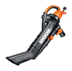 Worx 210 mph 350 CFM 120 V Electric Handheld Blower/Mulcher/Vac