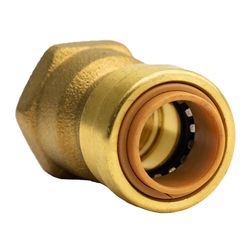 QuickFitting Push to Connect 1/2 in. PF Brass Adapter