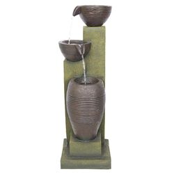 Alpine Polyresin Assorted Fountain with LED Light
