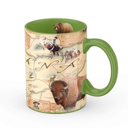 Xplorer Maps Montana Ceramic Mug 1 pk