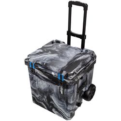 Cubix Outdoors QuadraX Winter Camo 46 qt Roller Cooler