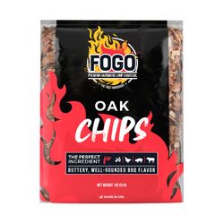 FOGO Premium All Natural Oak Wood Smoking Chips 192 cu in