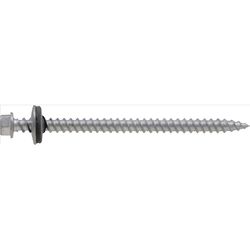 HILLMAN No. 10 Ga. X 3 in. L Hex HWH w/Neoprene Washer Head Self-Piercing Screws 50 pk
