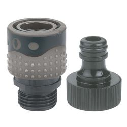 Gilmour Polymer Female/Male Quick Connector Faucet Set