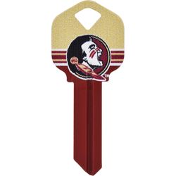 HILLMAN NCAA Kwikset/66 KW1 House/Office Key Blank Single Red