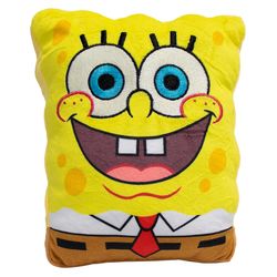 Buckle-Down Nickelodeon For Dog Multicolored Plush SpongeBob SquarePants Squeaky Dog Toy 1 pk