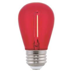 Westinghouse Edison Style S14 E26 (Medium) LED Bulb Red 40 Watt Equivalence 1 pk