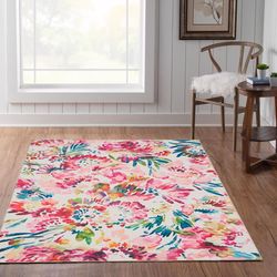 Linon Home Decor Alyea 7 ft. W X 5 ft. L Multi-Color Washable Polyester Area Rug