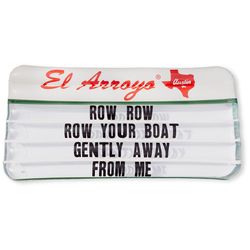 El Arroyo Multicolored PVC/Vinyl Inflatable Row Away Pool Float